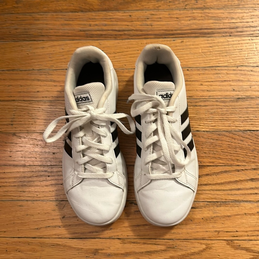 Adidas white shoes FREE WITH PURCHASE